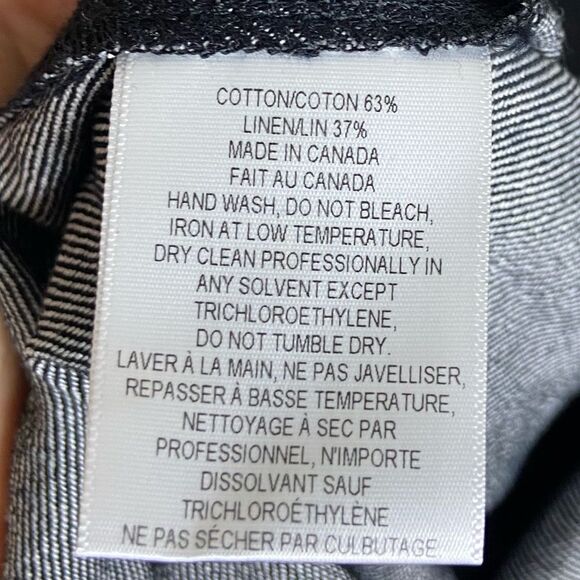 Beaufille Lambda Maxi Black Dress Off The Shoulder Denim Size 4 - Picture 16 of 17